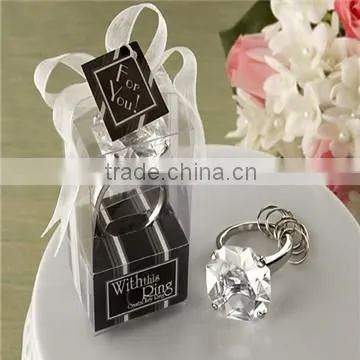 Crystal globe ball keychains with high quality led light for gifts