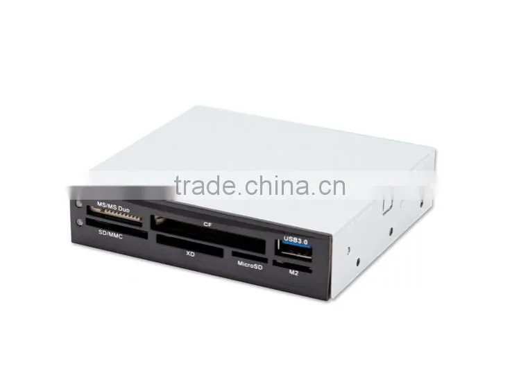 Aluminus 3.5" Internal Card Reader with USB 3.0 Port 6 Slot Card Reader