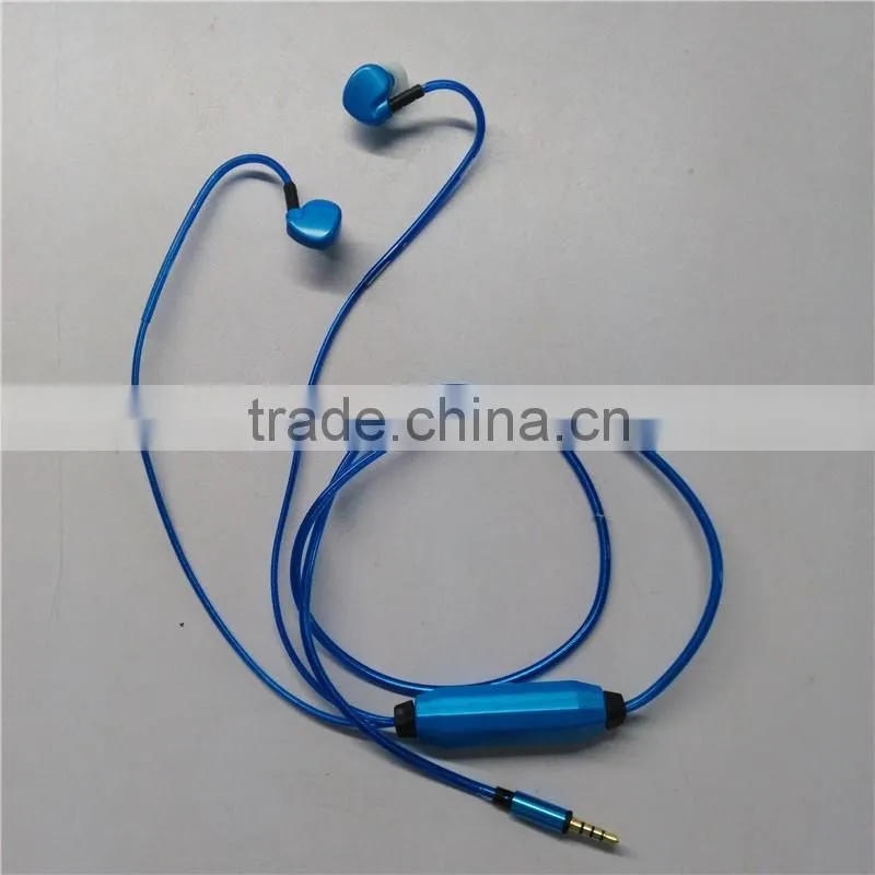 EL led flowing earphone / EL LED Visible Light Flowing IN-Ear Stereo Earphone el wire flash earphone