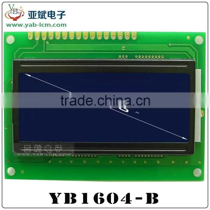 lcd display 16x4, programmable lcd display with 4 lines characters, lcd 1604 16X4 Display blue yellow