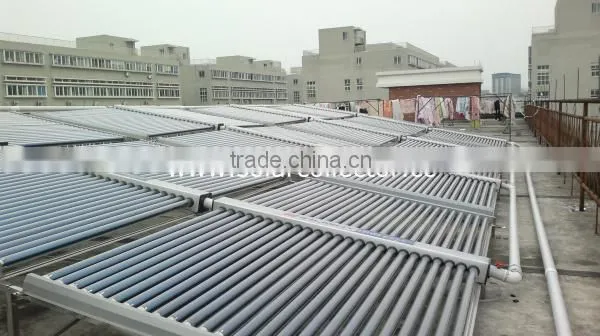 Non Pressure Industrial Solar Hot Water System