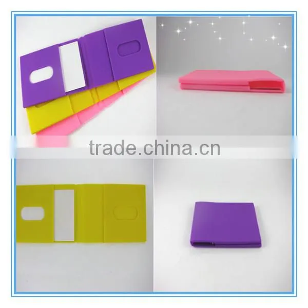 fashion silicone card holder for key and credit card