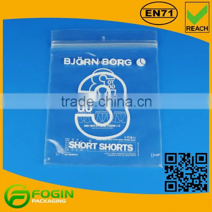PVC bag with zipper