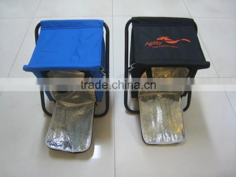 Travel Folding Beach Chair with Cooler Bag
