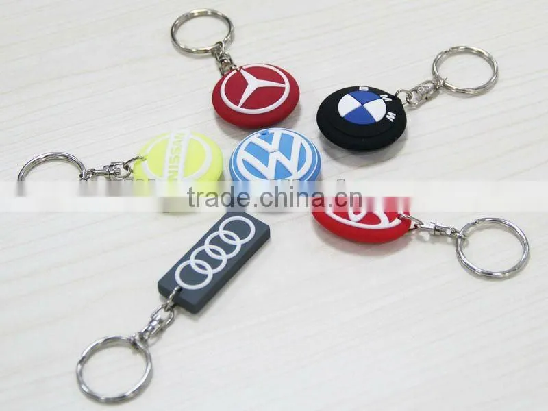Custom design silicone famous car brands logos