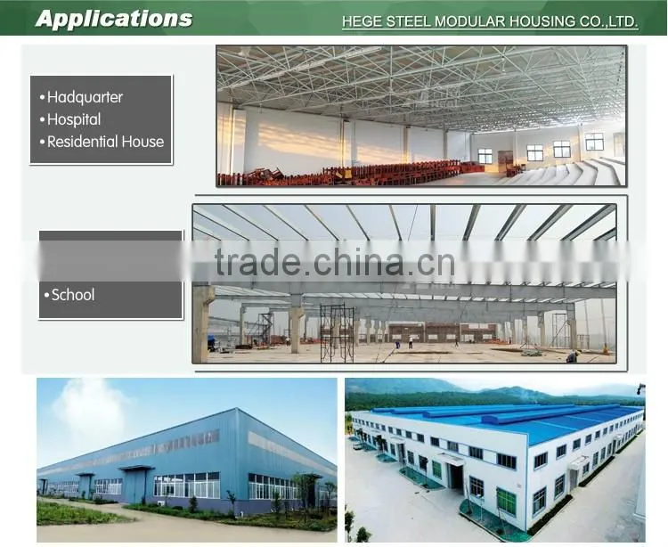 Beautiful construction design steel structure warehouse
