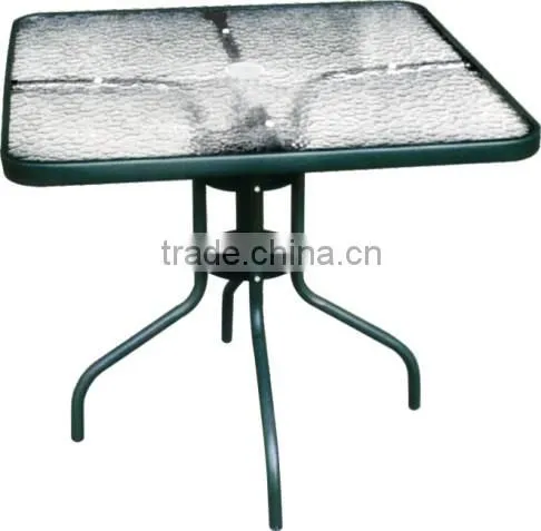 moire glass square dining table