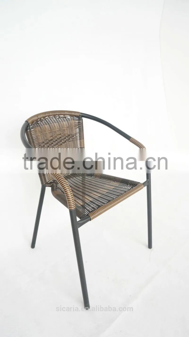 garden furniture metal wicker chair