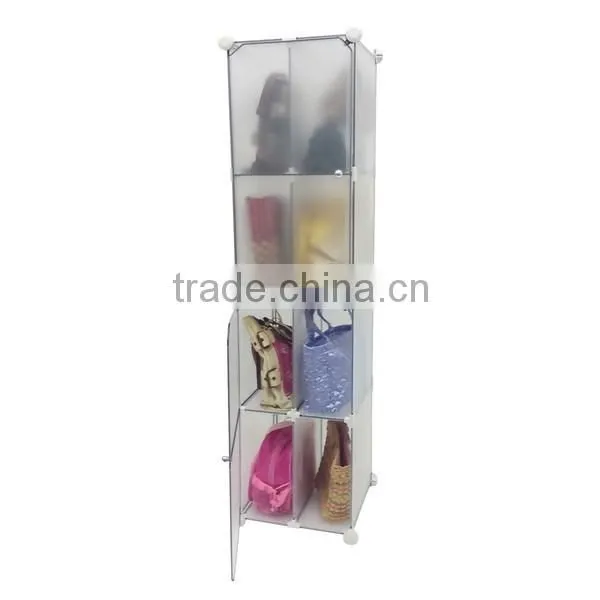 Plastic wardrobe storage organizer closet box