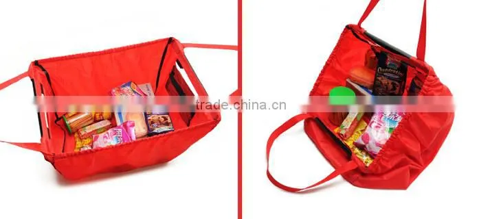 Custom High Quality Fashionable Oxfold Foldable Eco Friendly Large Capacity Tote Supermarket Shopping Bag