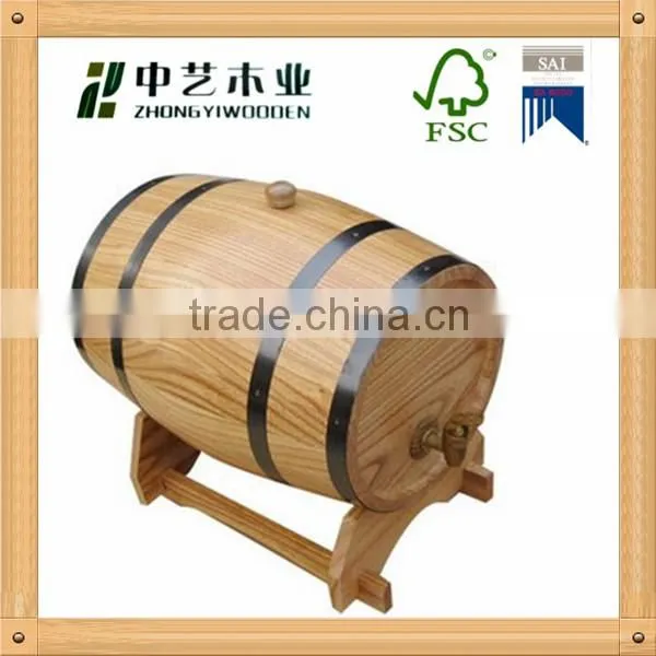 wooden keg holder CHina supplier handmade assemble keg stacker