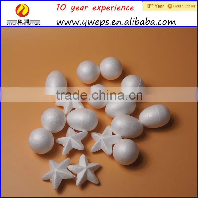 polystyrene white christmas ball