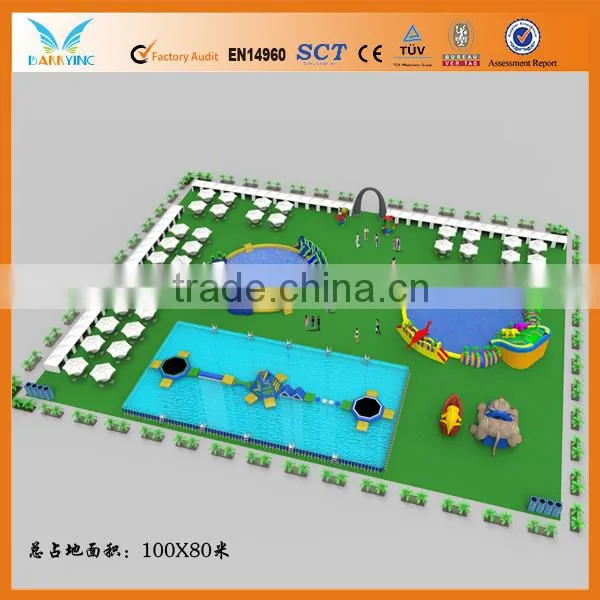 Cheap inflatable china theme park for big fun
