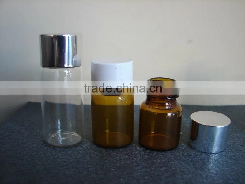 Glass vial with screw plastic cap(ITEM NO.:H SERIES)