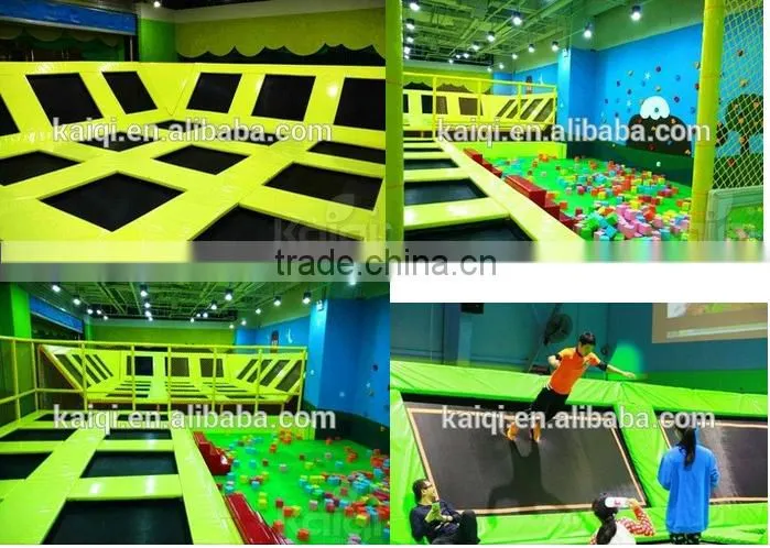 Kaiqi Playground Equipment Trampoline with high quality KQ60153B