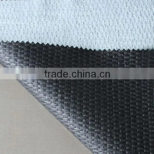 PU 0.6mm TC backing embossed leather for india market