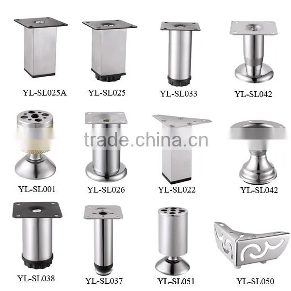 Stainless steel chrome sofa feet