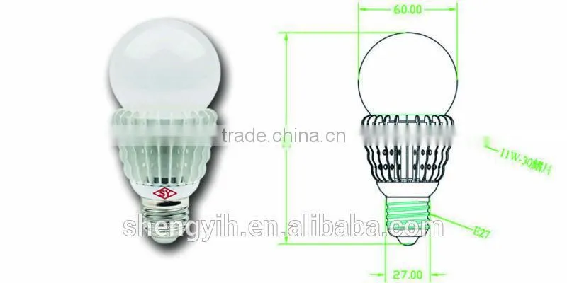 11W bulb light Wide Beam Angle LED Warm White Bulb day light bulb cool warm bulb CE Rohs