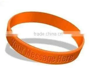 New style debossed wristbands silicone bracelet