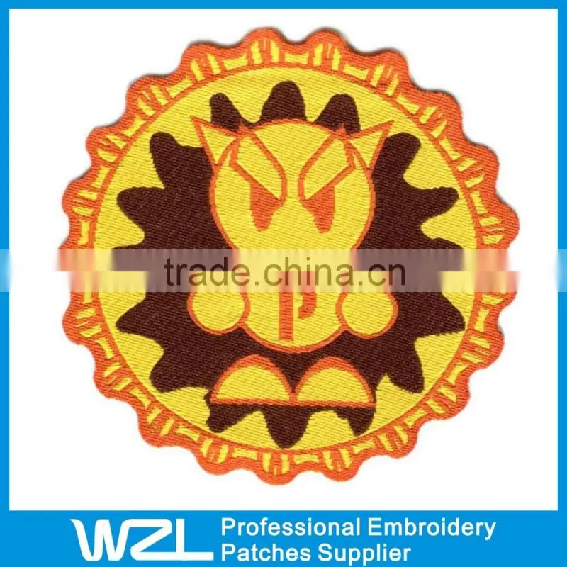 Cheap Custom Made Cute Woven Patches for Children Clothes/ Fashion Patches for Clothes