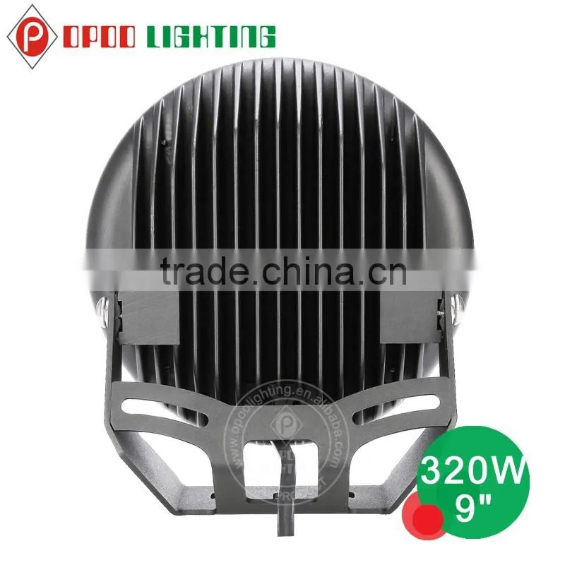 Super bright 9inch 96w 185w 225w 320w round led driving light