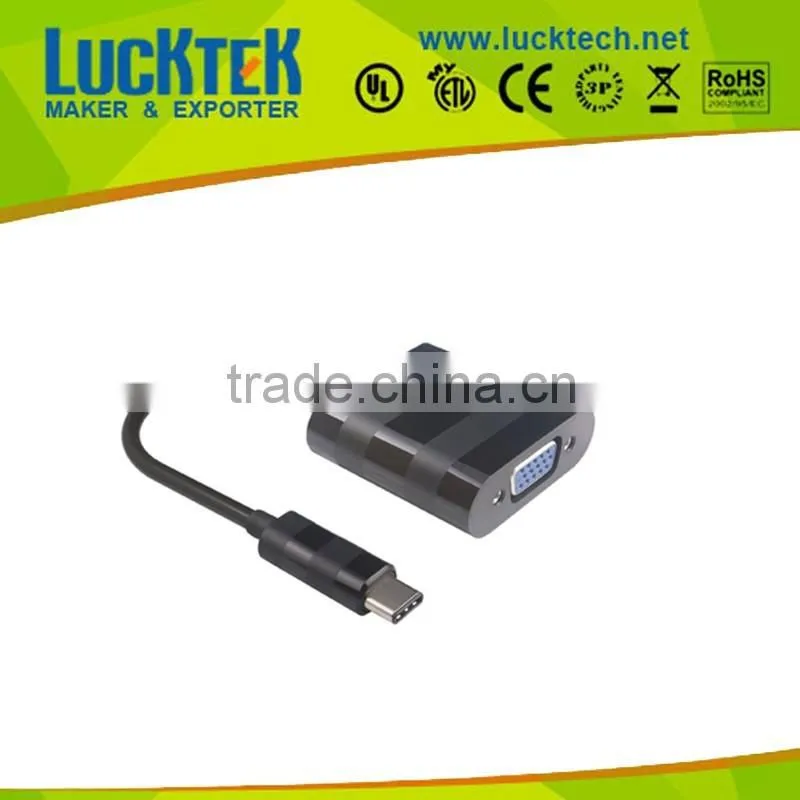 USB3.1 Type C to VGA Female Adapter Cable, New!
