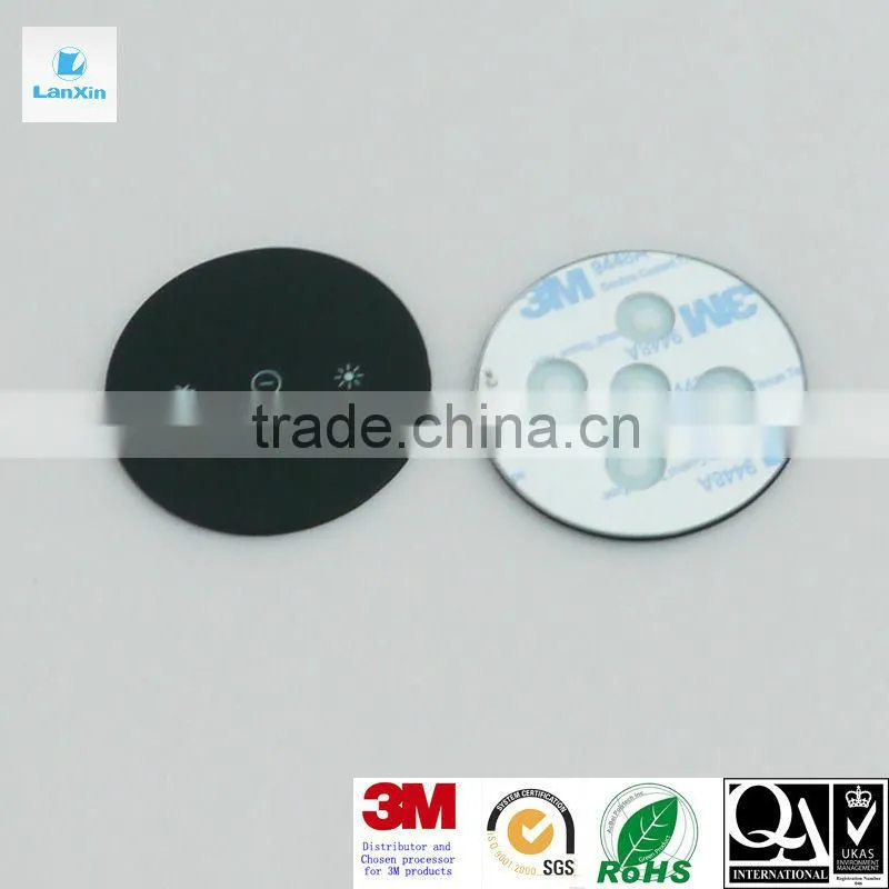 Adhesive acetate cloth sticker