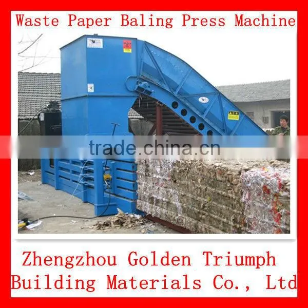 Horizontal Waste Paper Baling Press Machine Price/Automatic Carton Baling Press Machine