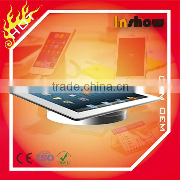 7" tablet pc display support with alarm system