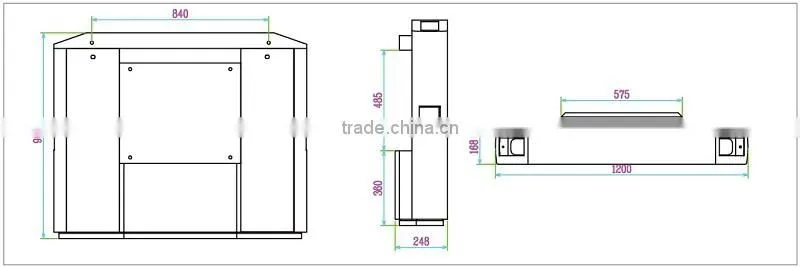 CE certified swing turnstile