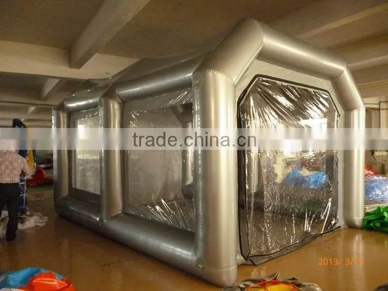 Customized inflatable painting booth, used inflatable spray booth for sale
