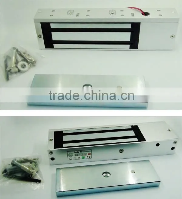 Holding force 500KG/1200lbs electric magnet gate lock with LED
