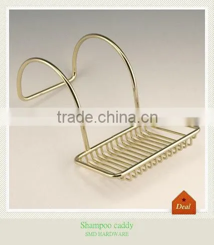 Metal chrome bathroom shower caddy