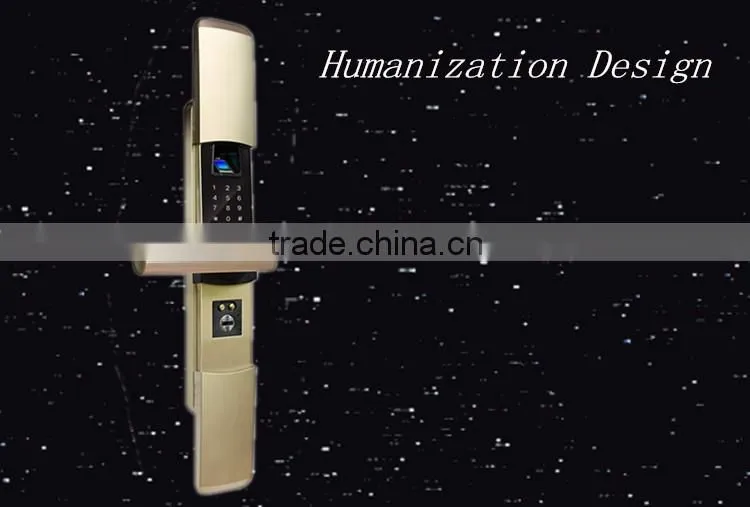 High Level Digital Key Card Lock With Fingerprint Reader