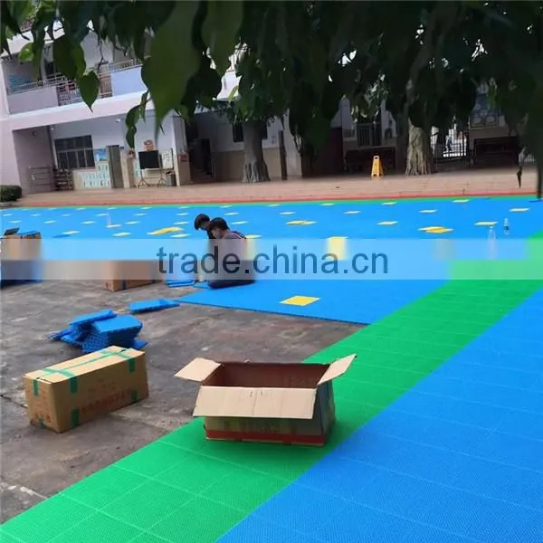 Cheap And Solid Plastic Interlocking Floor Tlie/Mat