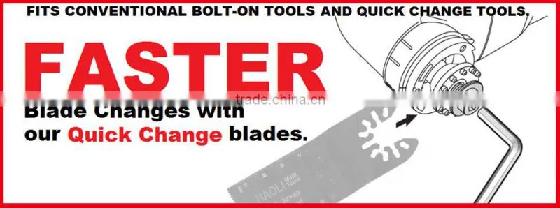 32mm(1-1/4'') quick change BIM oscillating tool saw blade for cutting soft metal ,nails