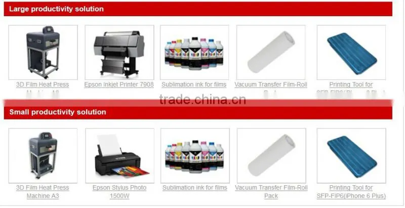 3Dsublimation film phone cases for iPhone 6 plus/sublimation film mobile cases for iPhone 6 plus