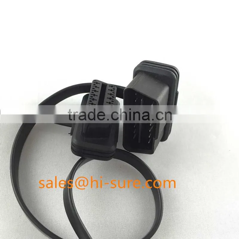 OBD china OBD cable Male to Female Extension Flat cable for OBD scanner