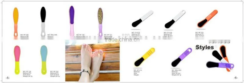 Sandpaper metal foot file foot foot skin care foot spa tools
