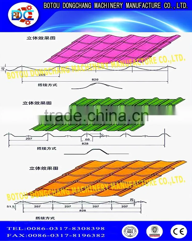 Manufacturers Supply PPGI Steel Roof Sheet Trapezoid Cold Roll Forming Machine roofing sheets making machine