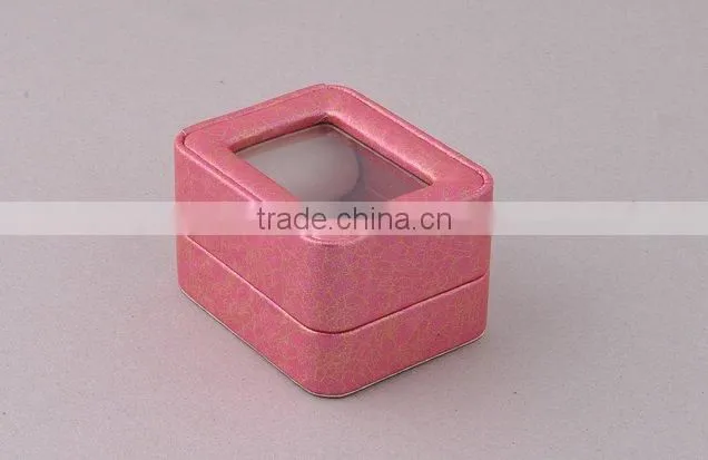 Rectangular shaped necklace case with window