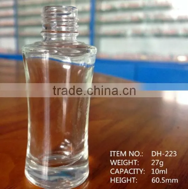 10ml roll on glass bottle/nail polish glass bottle for personal care