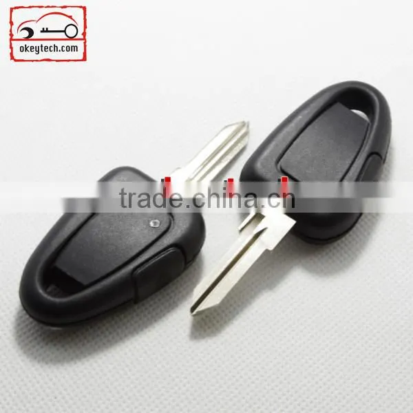 OkeyTech Fiat Iveco key shell 1 side button GT15R blade for flat key case for key fiat