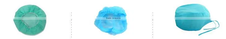 Bouffant surgical disposable cap , nonwoven cap,round cap