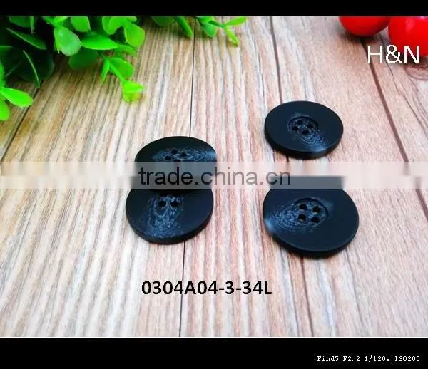 factory wholesale black coat buttons for garment