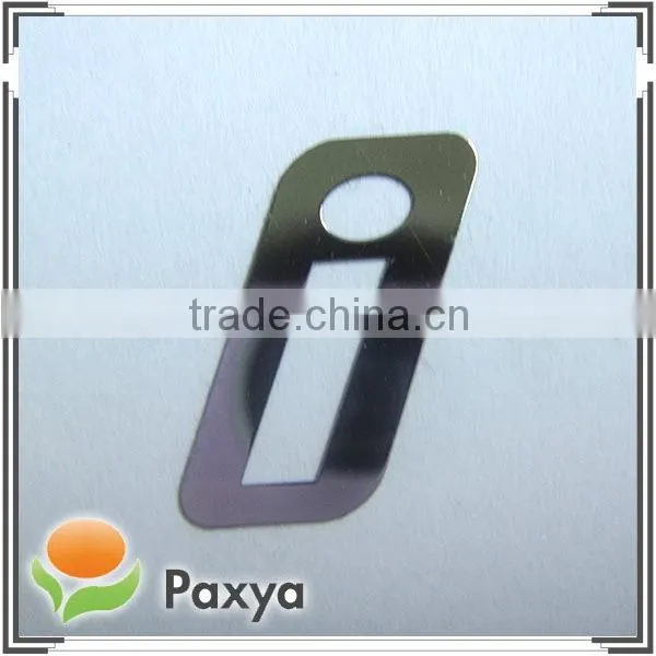 Custom individual gold thin nickel electroformed sticker