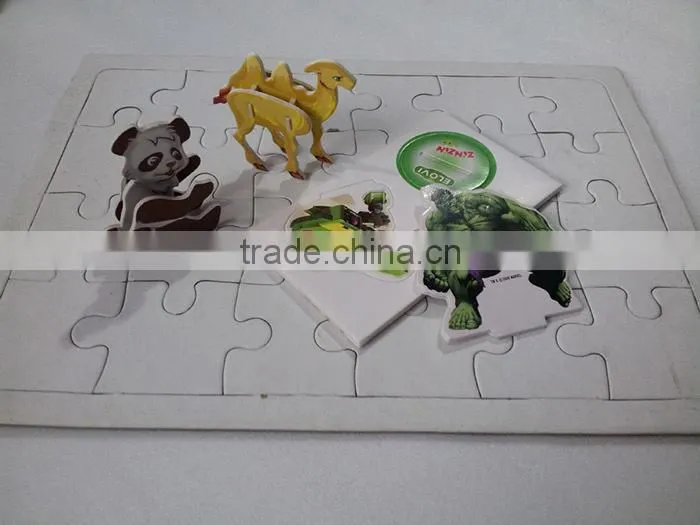 Educational animal letter jigsaw puzzle games
