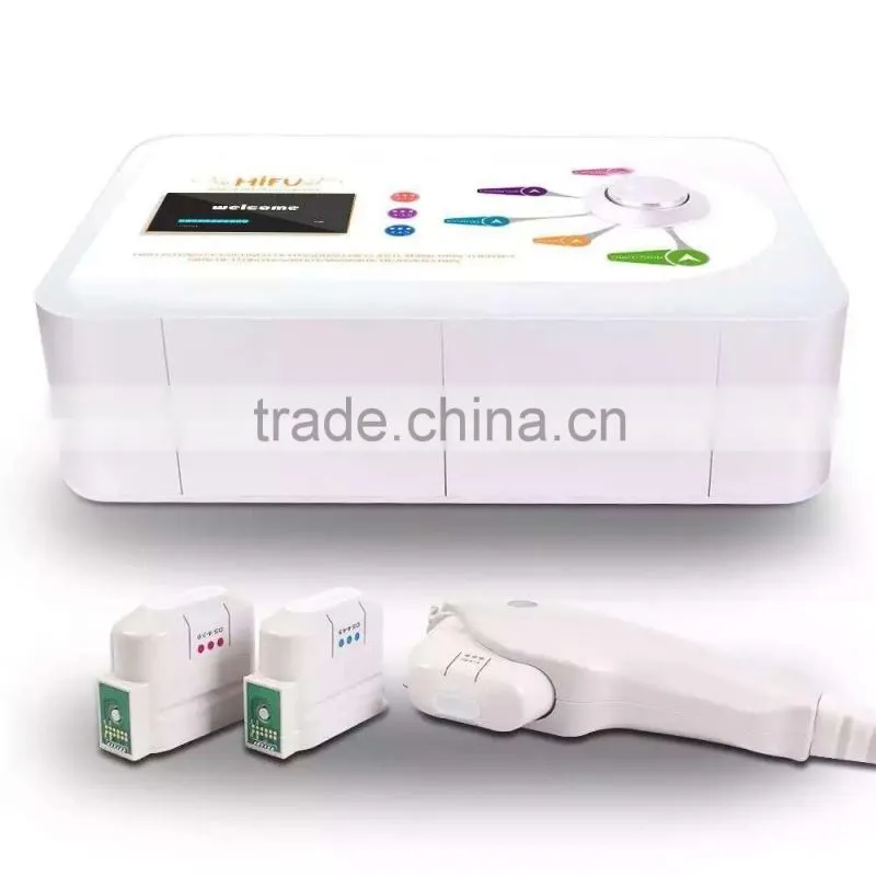 Portable smart 3D anti wrinkle treatment HIFU beauty machine