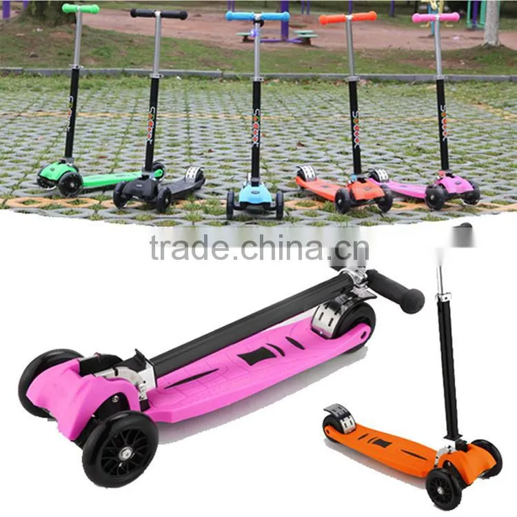 ISCOOTER four wheel foldable handbar adjustable height kids china scooter