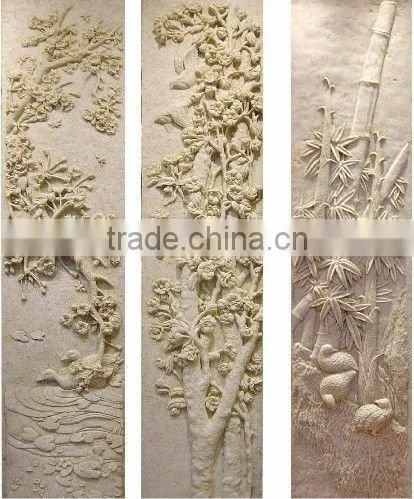 CNC mezzo relievo sculpture machine with four heads